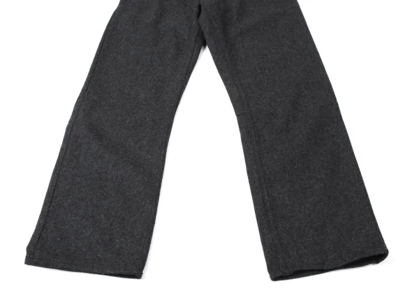 COMME des GARCONS HOMME PLUS Wool Nylon Light Melton Pants K-165270_006