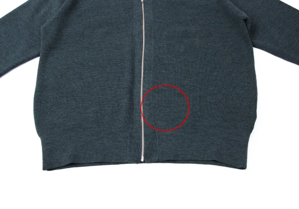 COMME des GARCONS HOMME PLUS Wool Zip Knit Cardigan K-165271_007