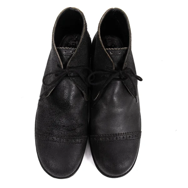 tricot COMME des GARCONS Leather Chukka Boots K-165272_002