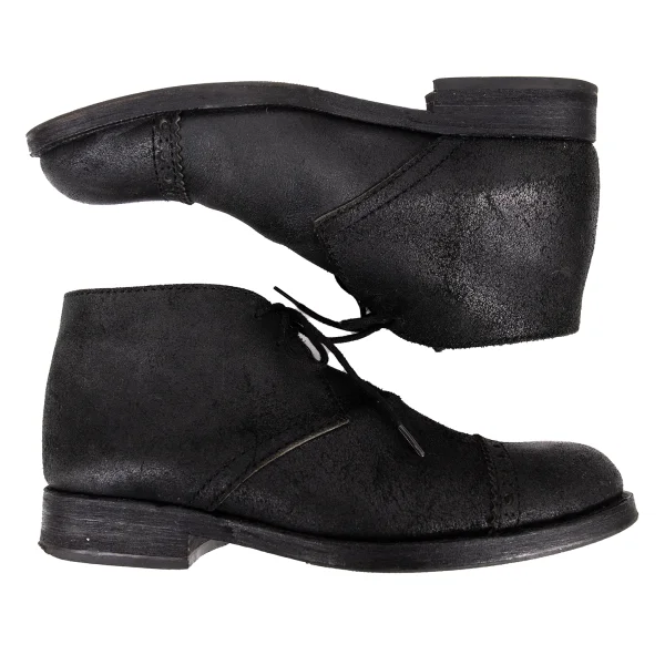 tricot COMME des GARCONS Leather Chukka Boots K-165272_003