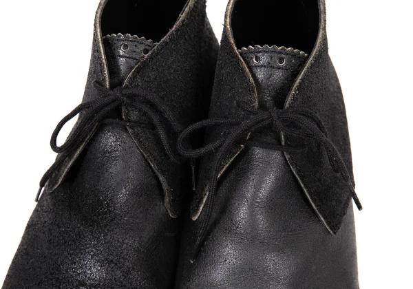 tricot COMME des GARCONS Leather Chukka Boots K-165272_006
