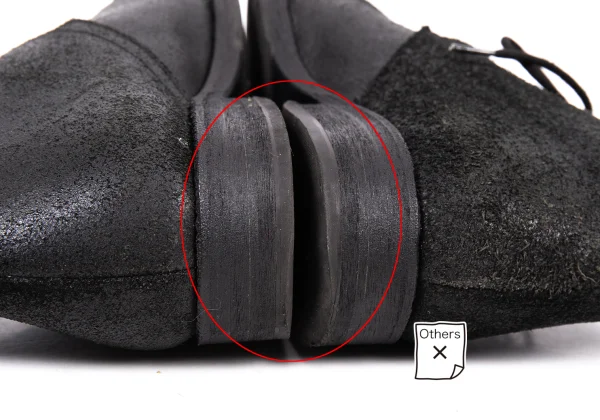 tricot COMME des GARCONS Leather Chukka Boots K-165272_011