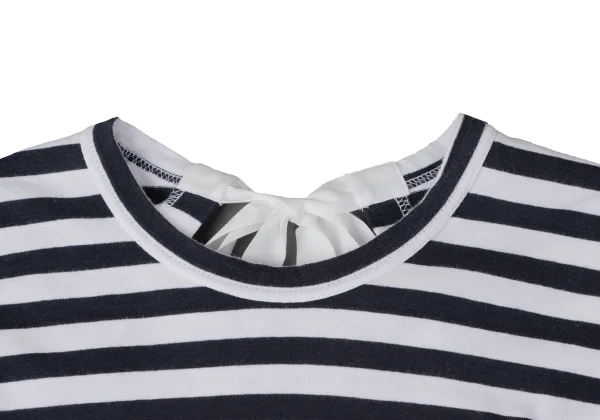 COMME des GARCONS Cotton Back Open Striped T-shirt K-165274_003
