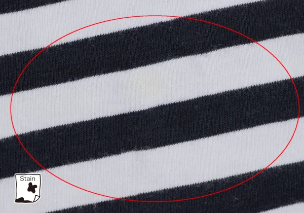 COMME des GARCONS Cotton Back Open Striped T-shirt K-165274_011