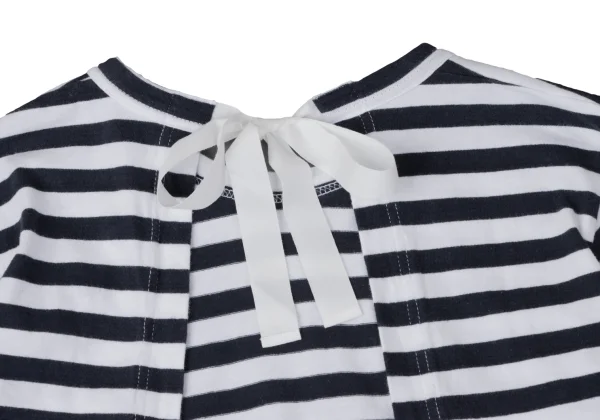 COMME des GARCONS Cotton Back Open Striped T-shirt K-165274_014