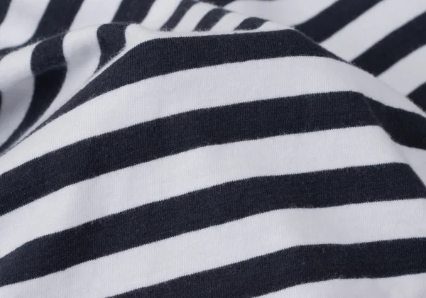 COMME des GARCONS Cotton Back Open Striped T-shirt K-165274_017