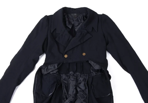 COMME des GARCONS  Dyed Poly Swallowtail Jacket K-165276_003