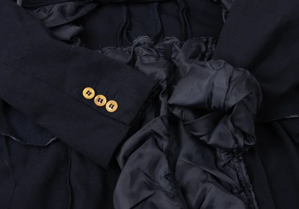 COMME des GARCONS  Dyed Poly Swallowtail Jacket K-165276_010