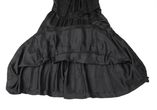 COMME des GARCONS Silk Switching Tiered Design Dress K-165277_009