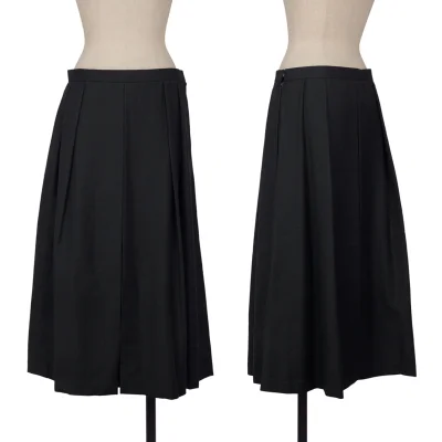 COMME des GARCONS Checked Frill Tape Inside Tuck Skirt