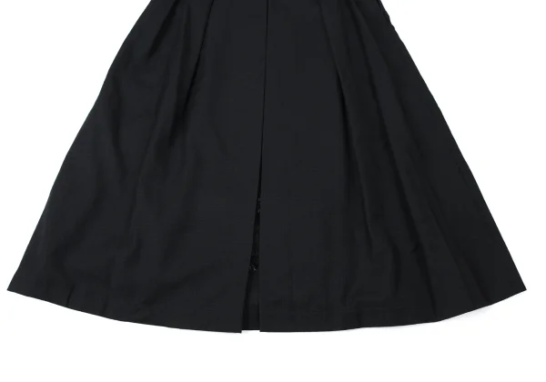 COMME des GARCONS Checked Frill Tape Inside Tuck Skirt K-165278_004