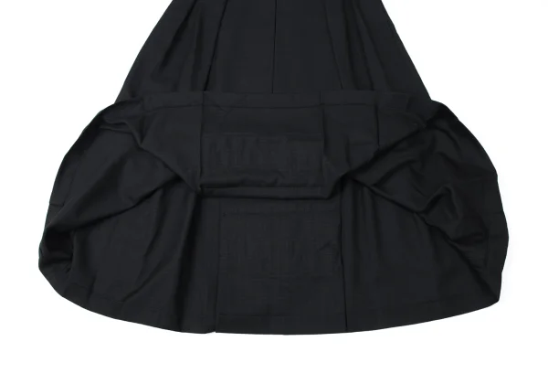 COMME des GARCONS Checked Frill Tape Inside Tuck Skirt K-165278_007