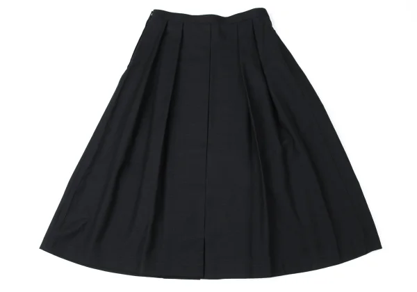 COMME des GARCONS Checked Frill Tape Inside Tuck Skirt K-165278_008