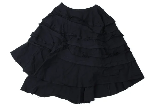 COMME des GARCONS Poly Fulling Tiered Switching Skirt K-165279_002