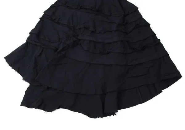 COMME des GARCONS Poly Fulling Tiered Switching Skirt K-165279_006