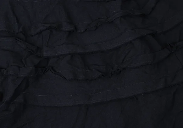 COMME des GARCONS Poly Fulling Tiered Switching Skirt K-165279_007