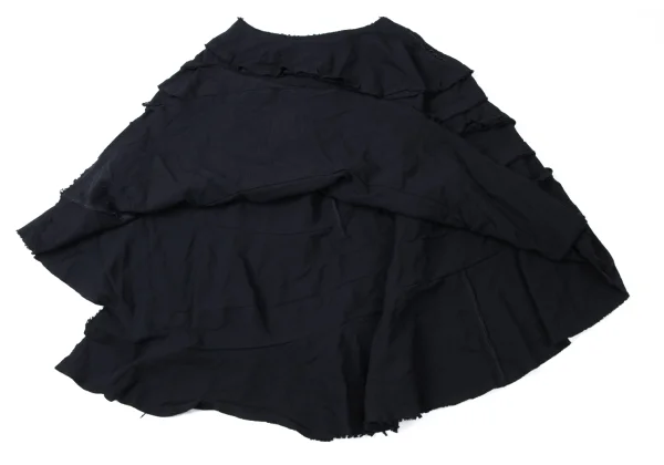 COMME des GARCONS Poly Fulling Tiered Switching Skirt K-165279_008