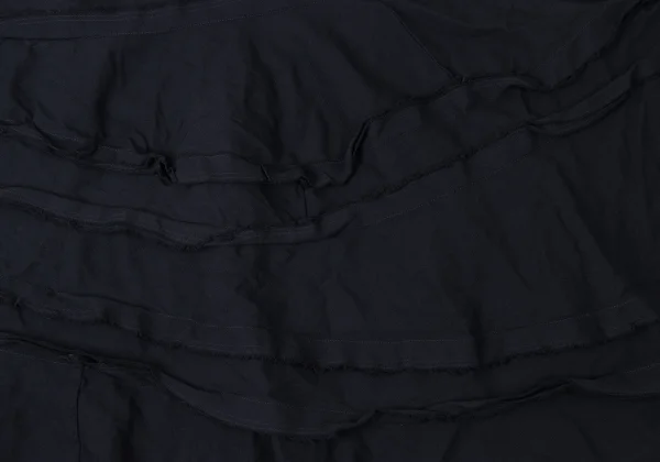 COMME des GARCONS Poly Fulling Tiered Switching Skirt K-165279_010