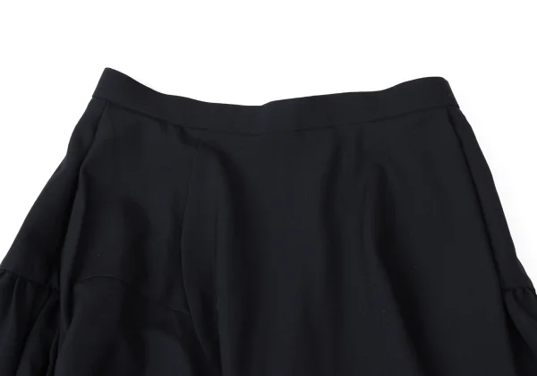 COMME des GARCONS Wool Back Tiered Switching Skirt K-165282_004