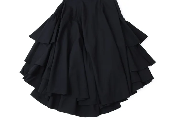 COMME des GARCONS Wool Back Tiered Switching Skirt K-165282_005