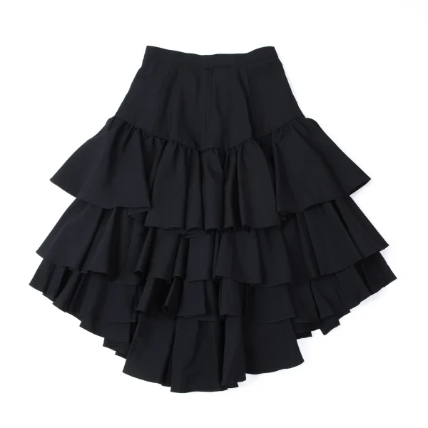 COMME des GARCONS Wool Back Tiered Switching Skirt K-165282_008