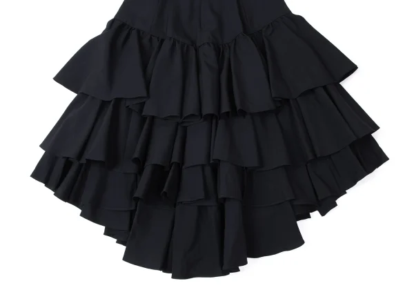 COMME des GARCONS Wool Back Tiered Switching Skirt K-165282_010