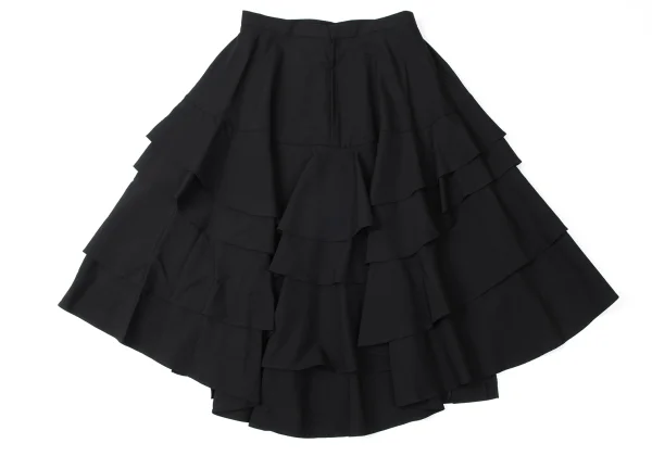 COMME des GARCONS Wool Back Tiered Switching Pleats Skirt K-165283_008
