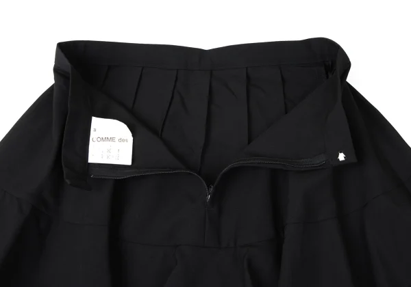 COMME des GARCONS Wool Back Tiered Switching Pleats Skirt K-165283_009