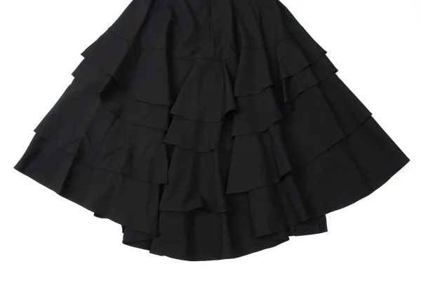 COMME des GARCONS Wool Back Tiered Switching Pleats Skirt K-165283_010