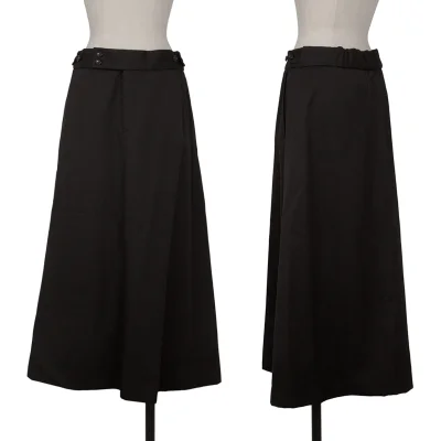 COMME des GARCONS Wool Blend Waist Belt Skirt