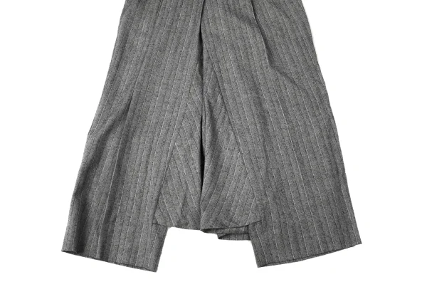 COMME des GARCONS Herringbone Skirt Style Dropped Crotch Pants K-165286_006