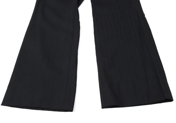 COMME des GARCONS Mesh Frill Front Stripe Pants K-165287_006