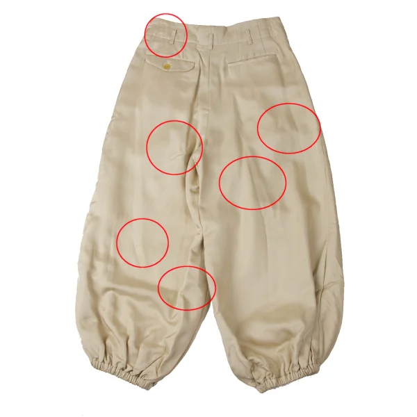 COMME des GARCONS Cotton Rayon Fleece-lined Pants K-165288_012