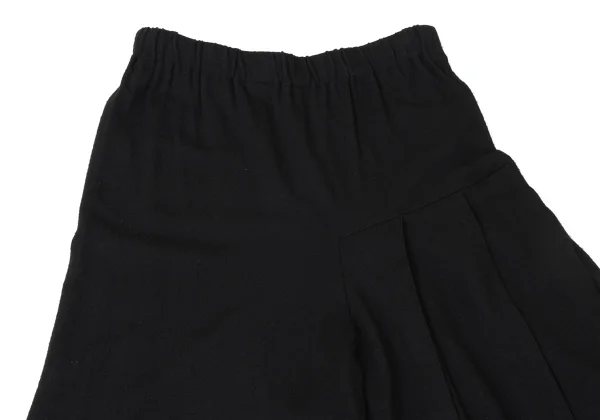 COMME des GARCONS Cut-off Pleats Switching Knit Pants K-165290_002