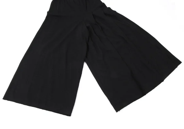 COMME des GARCONS Cut-off Pleats Switching Knit Pants K-165290_004