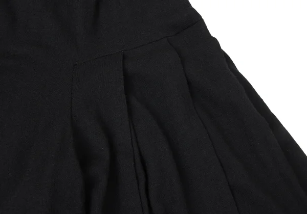 COMME des GARCONS Cut-off Pleats Switching Knit Pants K-165290_005