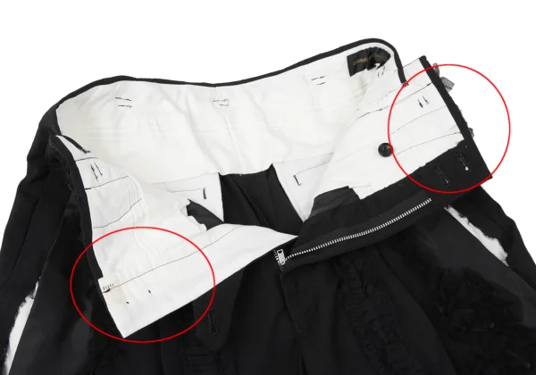 COMME des GARCONS Wool Side Switching Wide Pants K-165291_007