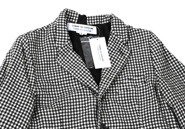COMME des GARCONS Frill Switching Checked jacket K-165292_003