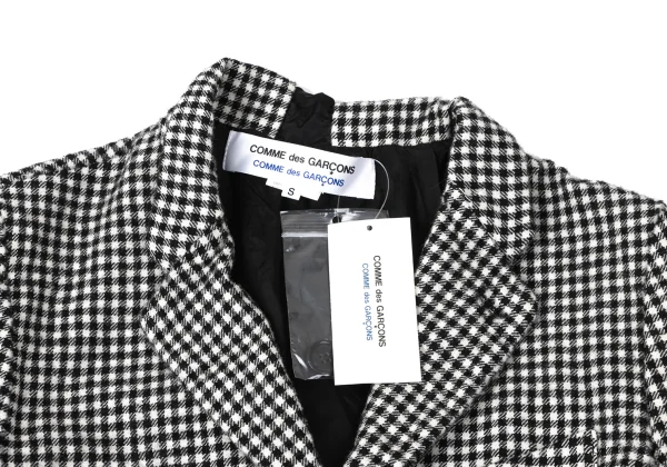 COMME des GARCONS Frill Switching Checked jacket K-165292_004