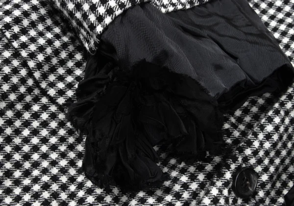 COMME des GARCONS Frill Switching Checked jacket K-165292_009
