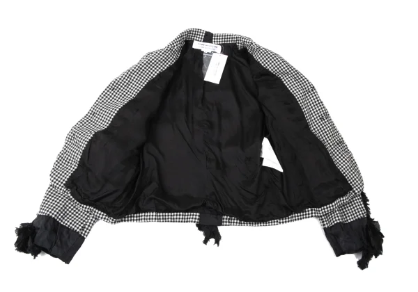 COMME des GARCONS Frill Switching Checked jacket K-165292_013