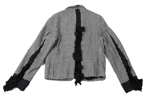 COMME des GARCONS Frill Switching Checked jacket K-165292_014