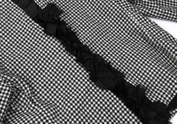 COMME des GARCONS Frill Switching Checked jacket K-165292_015
