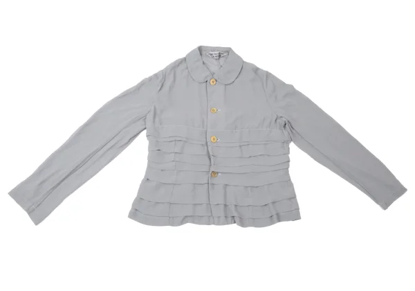 COMME des GARCONS Poly Dyed Tiered Switching Jacket K-165293_002