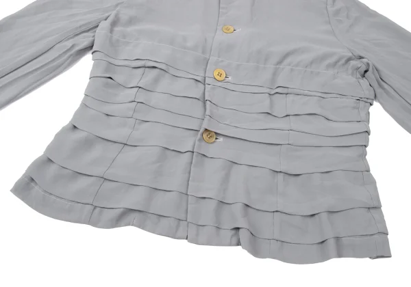 COMME des GARCONS Poly Dyed Tiered Switching Jacket K-165293_008