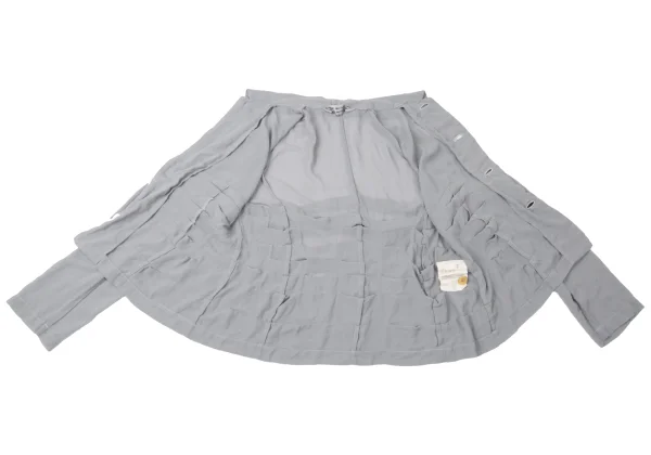 COMME des GARCONS Poly Dyed Tiered Switching Jacket K-165293_010