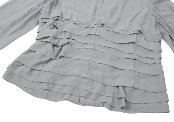 COMME des GARCONS Poly Dyed Tiered Switching Jacket K-165293_012