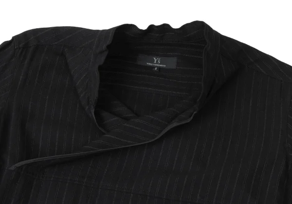 Y's Cotton Wool Stripe Dress K-165298_005