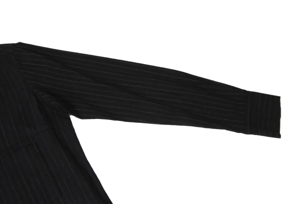 Y's Cotton Wool Stripe Dress K-165298_007