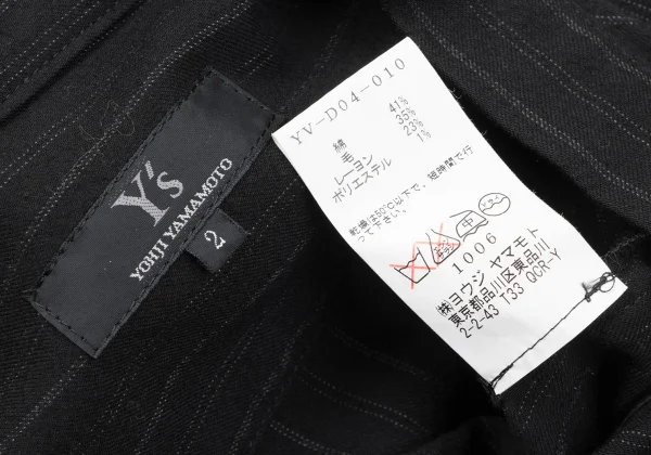 Y's Cotton Wool Stripe Dress K-165298_018